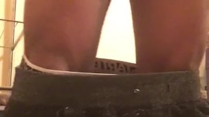 Black dick pissing