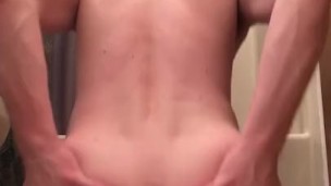 Masked twink anal gaping