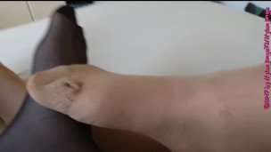 FSH Fun mit meiner BBW-Schlampe ** Nylon Foot **