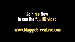 Big Boobed Blonde Maggie Green Pussy Fucks Her Man's Face!