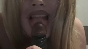 Babydoll prepping her toy