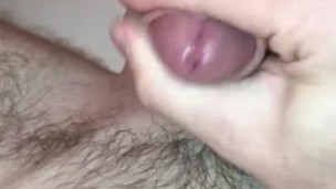 Young 21 Yearl Old Twink Jacking off in Shower and Using Cum as Lube