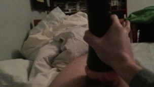 Vibrating Fleshlight, Ruined Orgasm!