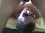 Head Over the Bed Blowjob 10/16