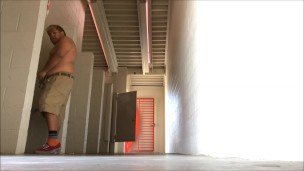 Humping Park Restroom Floor In Tighty Whities