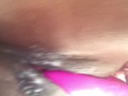 Freshly shaved wet pussy dripping cum 12/16