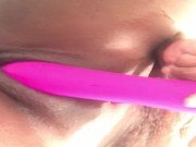 Freshly shaved wet pussy dripping cum 5/16