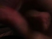 Playing With Hairy Uncircumcised Cock