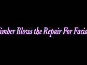 Slutty Wife Kimber Lee Blows The AC Repair Man for Facial! 1/16