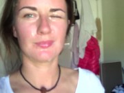 Camilla Moon - Sperm on my face. 1/16