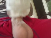 Fucks Toy Pussy with Think Cock Drips Massive Load