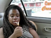 Smoking Playing With My Wet Pussy In The Car - Cami Creams 1/16