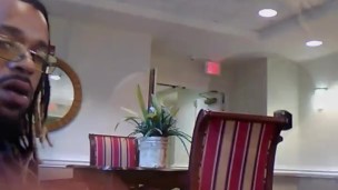 Hotel lobby area was empty... almost got caught (OnlyFans/Nicksteeledick)