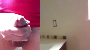 Pandemics Huge Cock Exploding Cumshot Caught on 2 Cameras 