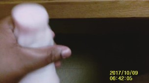 Taking my new masturbator for a test drive