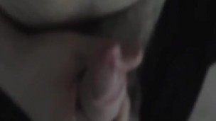 Masturbating Hairy Uncircumcised Cock