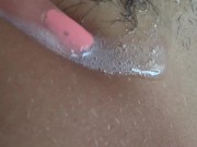Camilla Moon - sperm on my hairy pussy after camshot 14/16