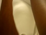 Ebony bbw jiggling n teasing in cotton candy blue 8/16