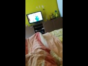 Little play with my big cock 2 4/16