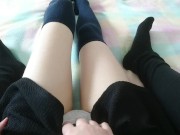 lesbian touches her girlfriend until she cums hard part 2 1/16