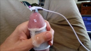 Electrosex Jerk Off with Cum Shot