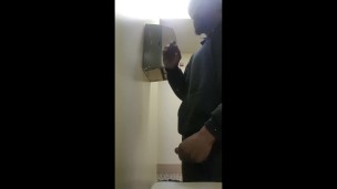 Quick one in bathroom at work