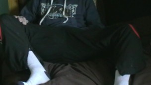 Jerking-Off my oiled cock