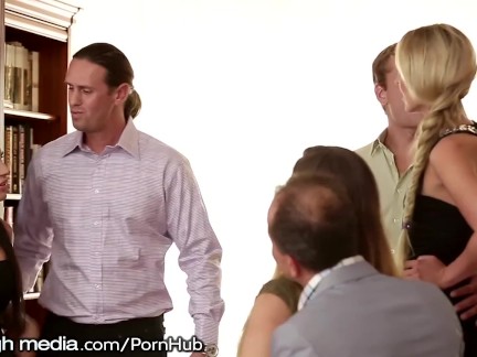 European Swingers Host a Fuck Fest Orgy!