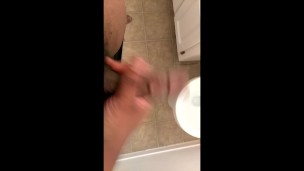 Masterbation in bathroom