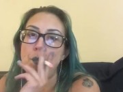 Hot Girl Smokes and Verbally Humiliates You