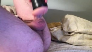 Legs in the Air Fleshlight Fucking