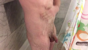 Jumping in the shower and soaping up