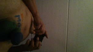 playing around in the hotel room