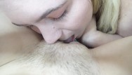 Eat pussy blonde - Eating hairy pussy to orgasm