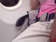 Airplane fuck. Mile High Club. Mia Bandini 3/16