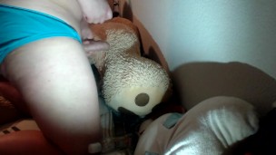 Closeup humping Fleshlight (TURN DOWN VOLUME)