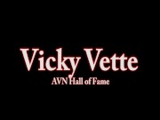 Busty Blonde MILF Vicky Vette Gets a Load on Her Big Tits! 1/16