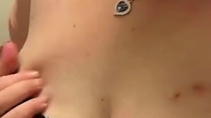 Teasing and Fucking Myself on Snapchat with a Big Black Dildo