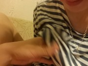 Hot young wife blowjob and handjob for the nice cumshot 5/16