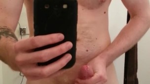 Horny guy can't help himself