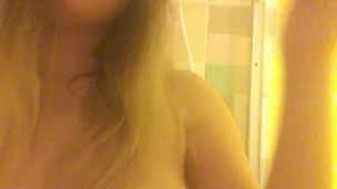 Touching myself in shower