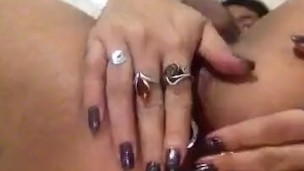 Kinky shemale with small tits plays with her tight ass