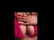 Blonde with big tits bikini top tease 5/16