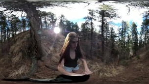 freckledRED Pees On A Public Trail 360 VR
