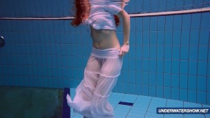 Amazing hairy underwatershow by Marketa