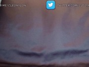 #73 white stockings flats dangling 16/16