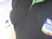 Owner of cafee fucks himself in public full of people 4/16