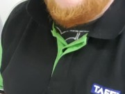 Owner of cafee fucks himself in public full of people 6/16