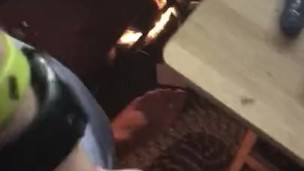 Teen pissing quick out window big cock