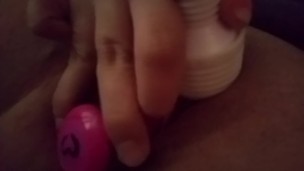 Playing with my pussy with 2 toys